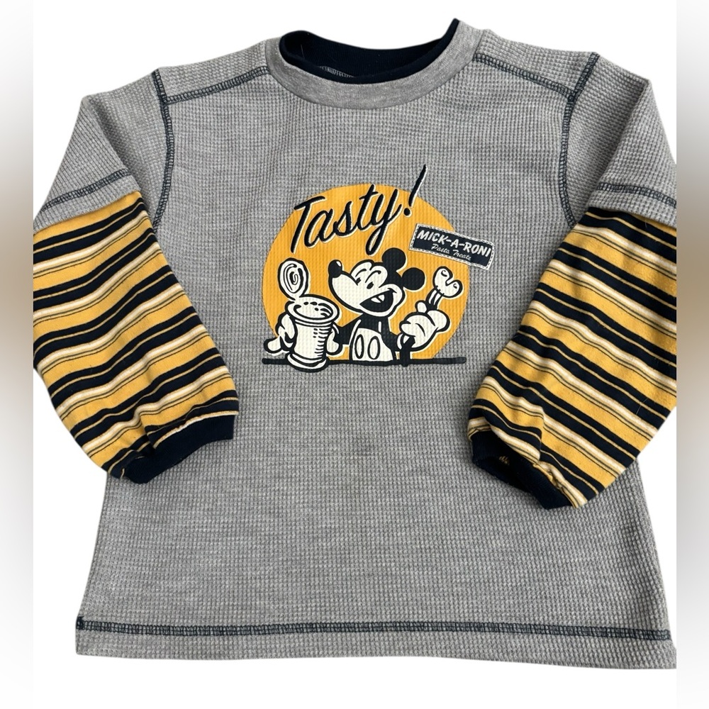 Vintage 90s Disney Main Street Mickey Shirt 
5T